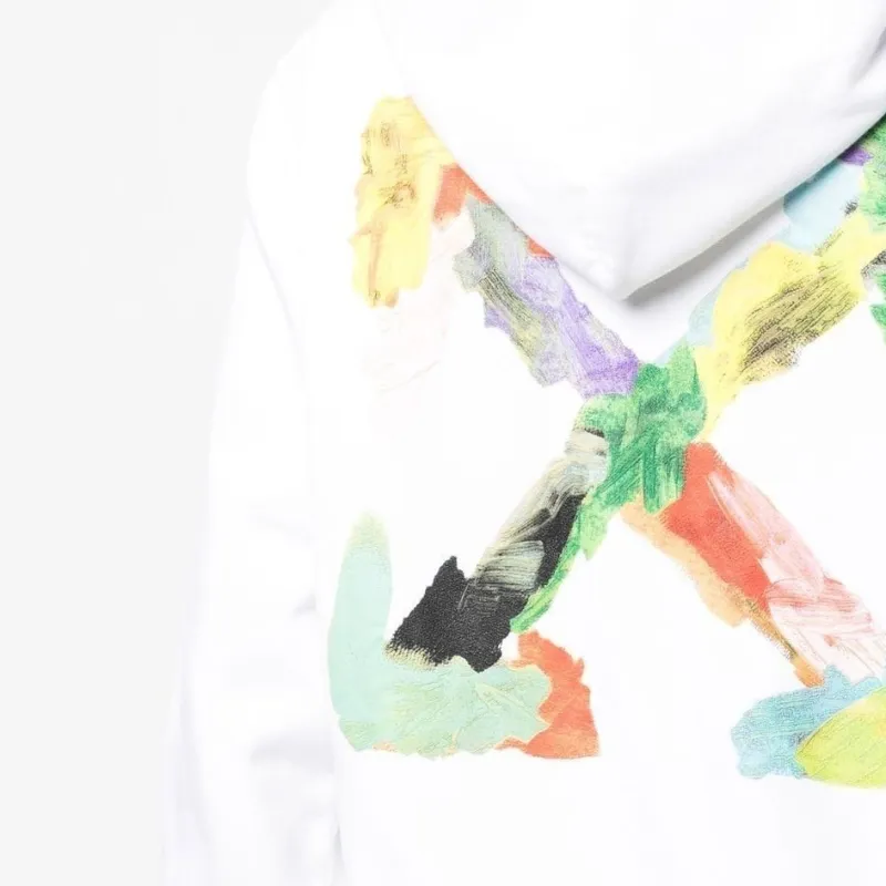 OFF WHITE Brush Arrow Slim Hoodie-4