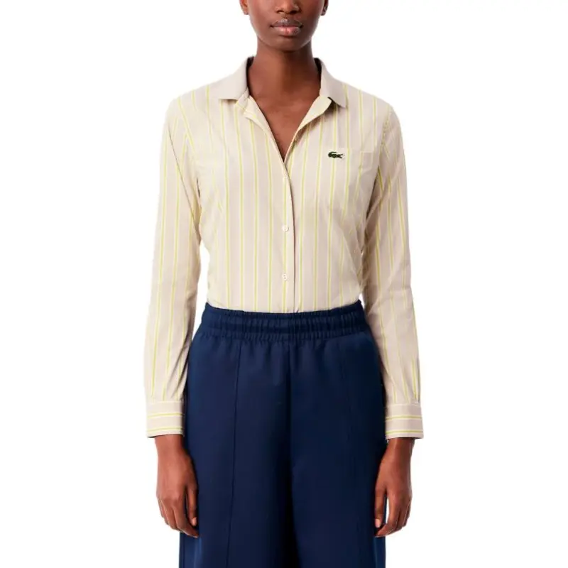 LACOSTE Shirts Women's Yellow-1