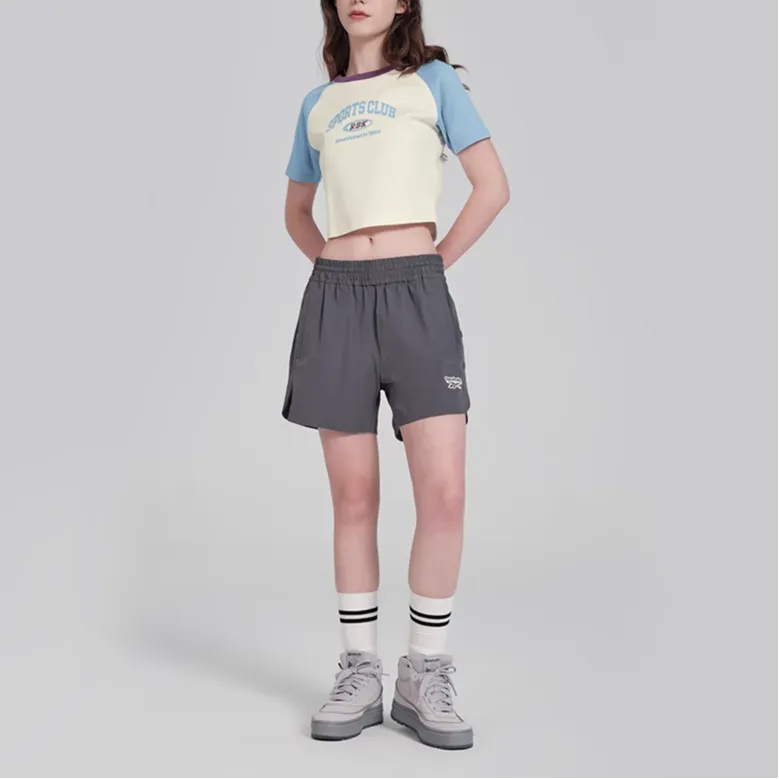 Reebok Raglan Sleeve T Shirt Women's Light Blue/White-2