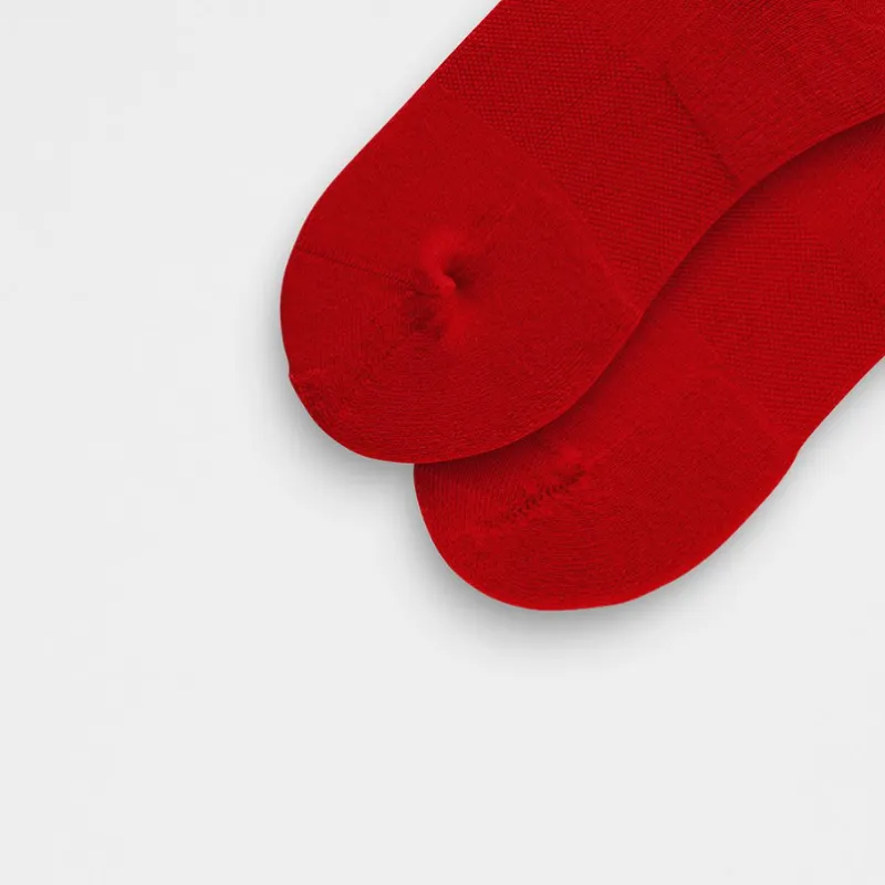 Lululemon Daily Stride Mid Calf Socks Women's 1 Pack Deep Red/True Red-2