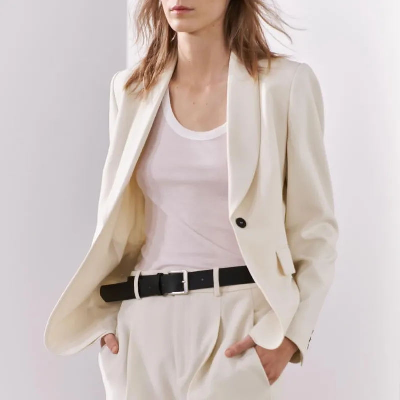 ZARA Business Suit Women's White-4
