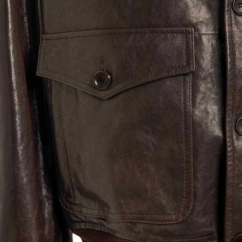BALLY Leather Bomber Jacket-2