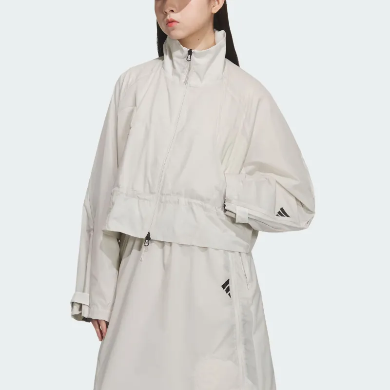 Adidas FOS Collection FUTURE STYLE WOVEN JACKET Women's Miracle Bauxite Brown-1
