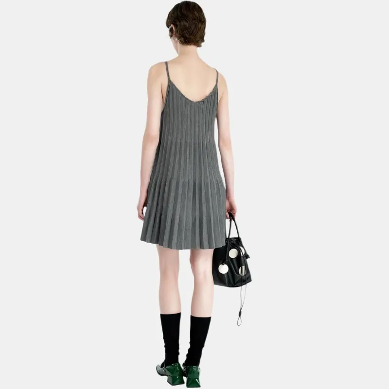III VIVINIKO Slip Dress Women's Dark Gray-1