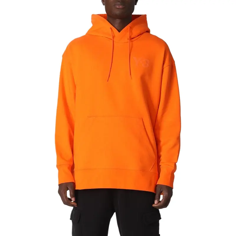 Adidas Y 3 Classic Chest Logo Hoodie Orange-1