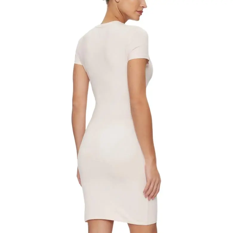 Tommy Hilfiger Short Sleeved Dress Women's Pink-1