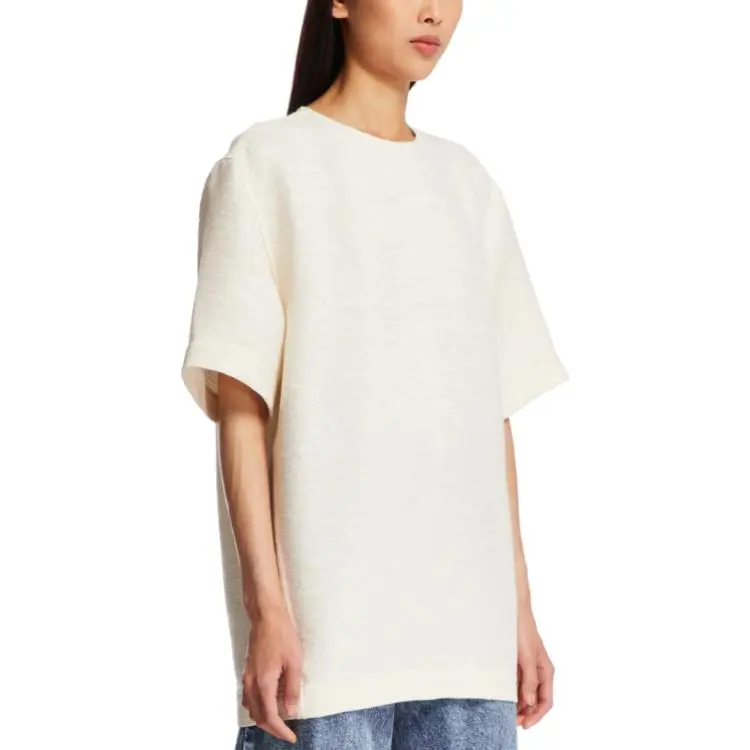 TOTEME Crinkled Round-neck T-shirt-2
