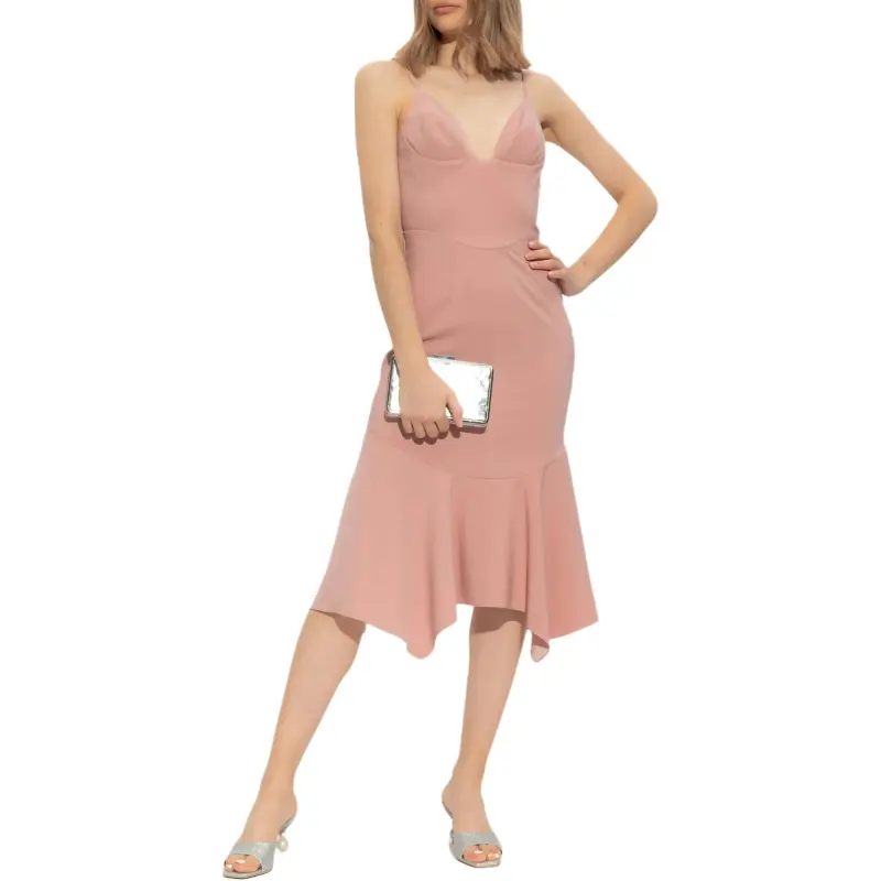 DSQUARED 2 Corset Style Midi Strappy Dress-3