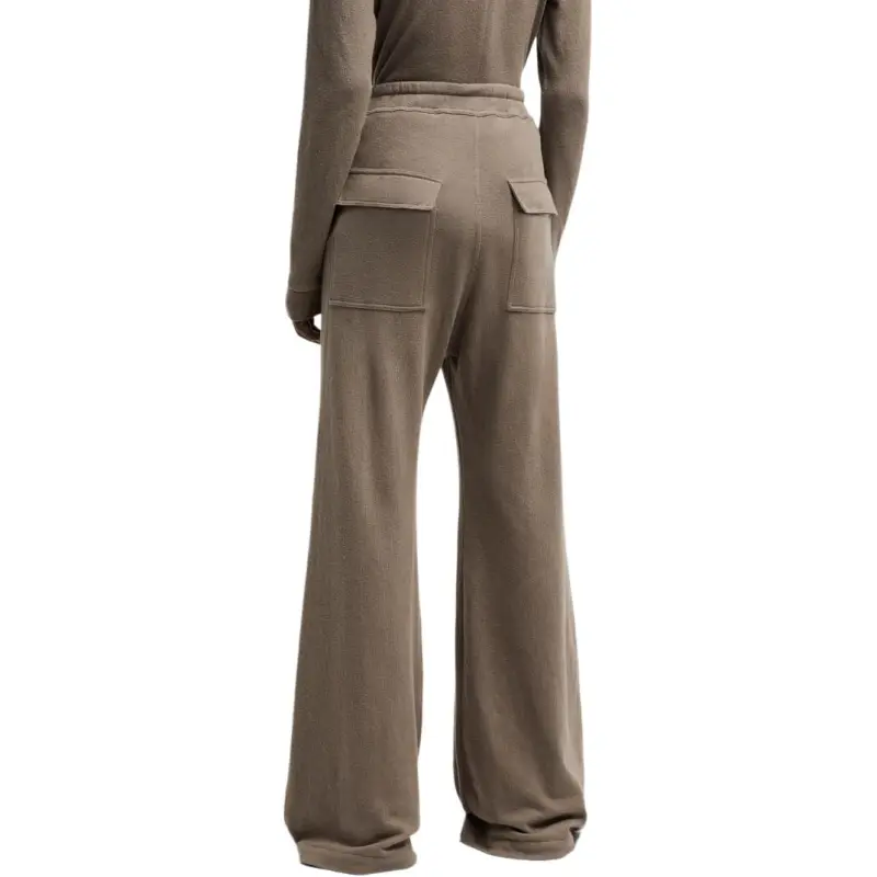 MONCLER GENIUS Logo Patch Wide Leg Pants-4