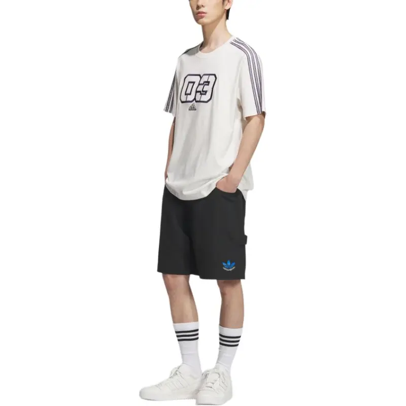 Adidas Originals CITY SKATE Sports Shorts Men's Black-2
