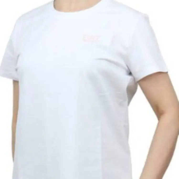 EMPORIO ARMANI Short Sleeved Dresses Women's White-4