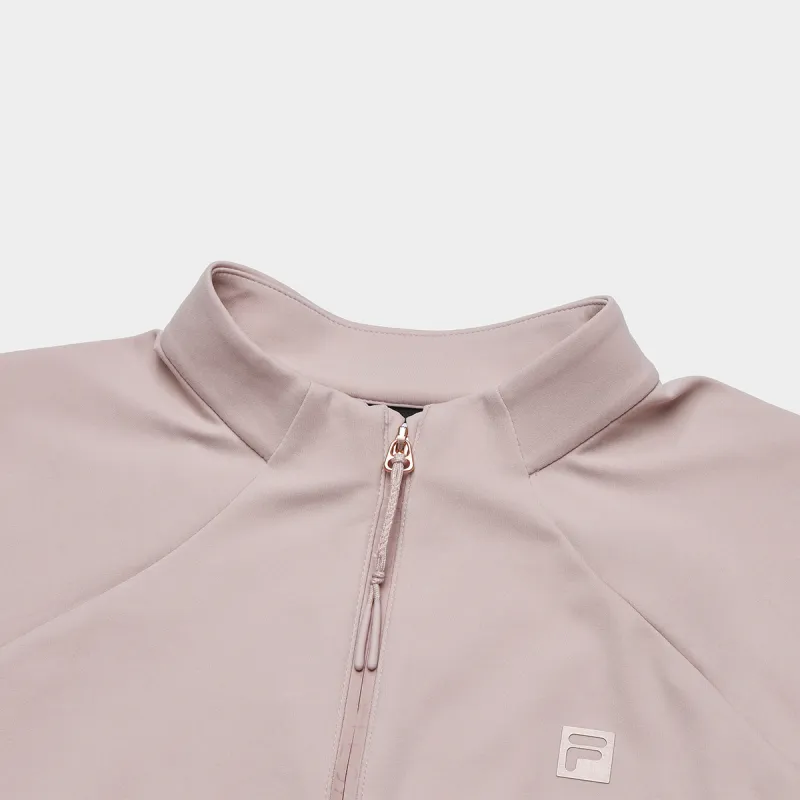 FILA Set in Sleeve T Shirt Women's Light Purple Red-3