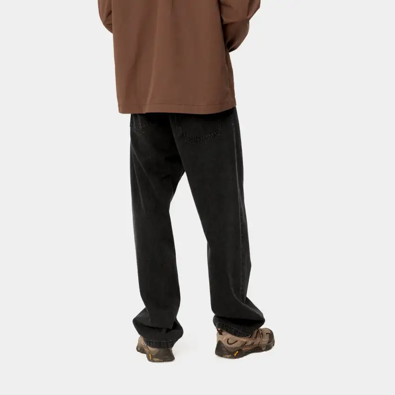 Carhartt WIP Logo Patch Wide Leg Jeans-4