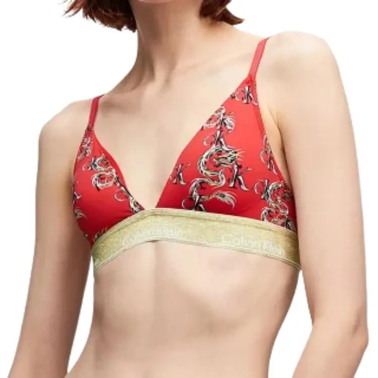 CALVIN KLEIN Year Of The Dragon Limited Series Underwear Set Women's Vibrant Red-1
