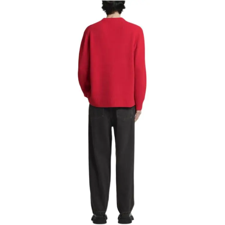 COS Chinese New Year Series Sweaters Men Red-1