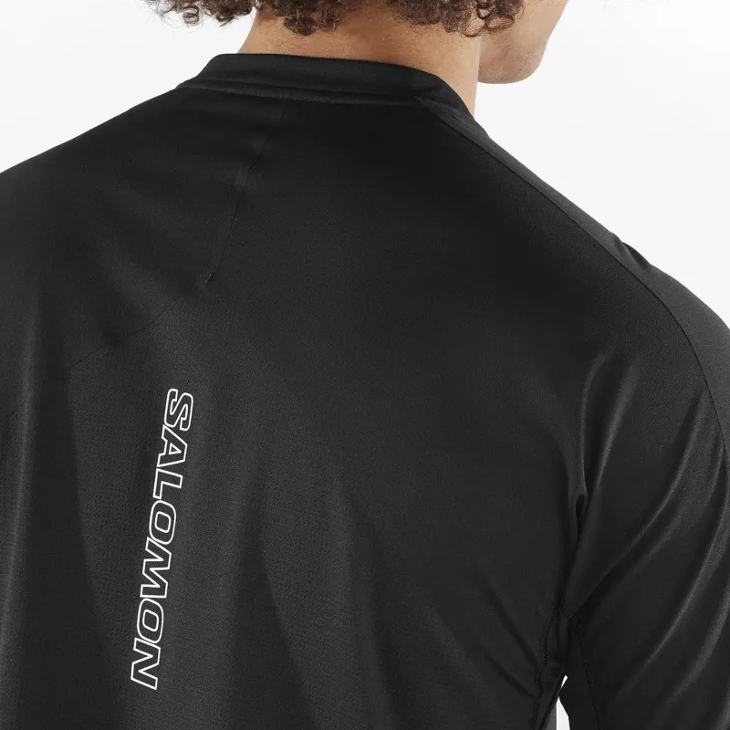 SALOMON SENSE AERO T-Shirt Men's Pitch Black-2