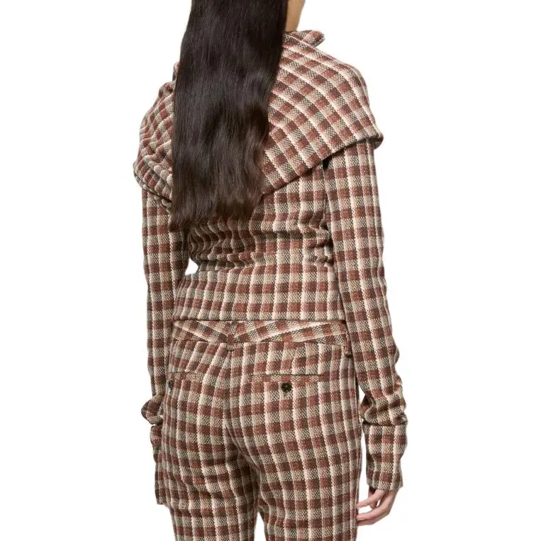 Acne Studios High Neckline Checked Blouse-3