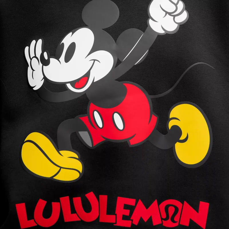 Lululemon x Disney Fleece Sweatshirt Women's Black-4