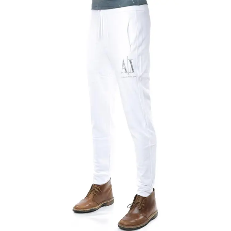EMPORIO ARMANI SS23 Knitted Sweatpants Men's White-3
