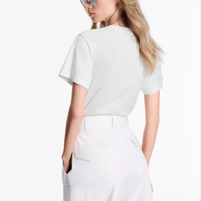LOUIS VUITTON Flocked Lv T Shirt-3