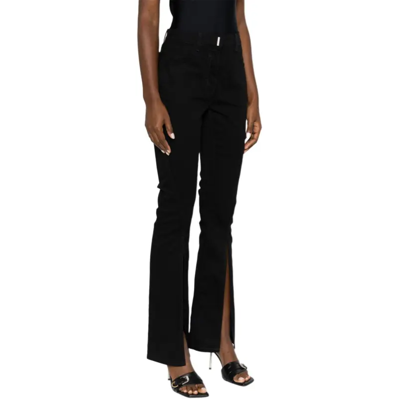 Givenchy Logo Plaque Flared Jeans-2