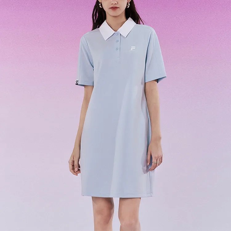 FILA FUSION SS24 Short Sleeved Dresses Women's Laiwu Blue-1