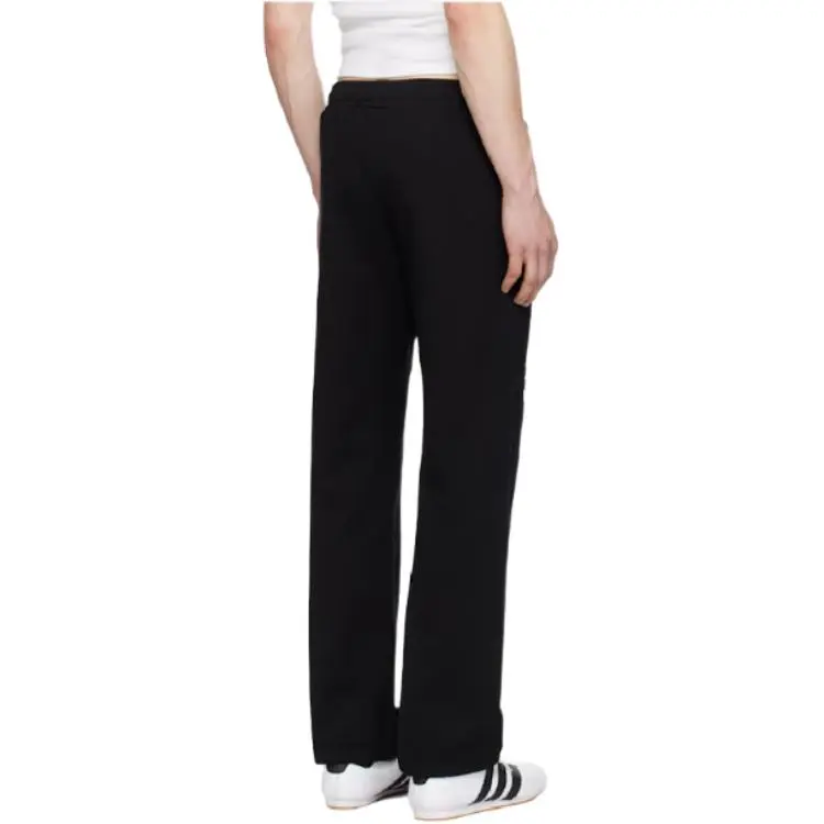Praying Knitted Sweatpants Men's Black-1