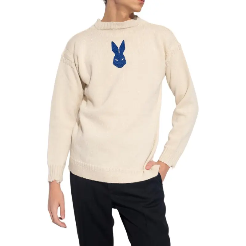 Maison Margiela Sweaters Men Ecru-4