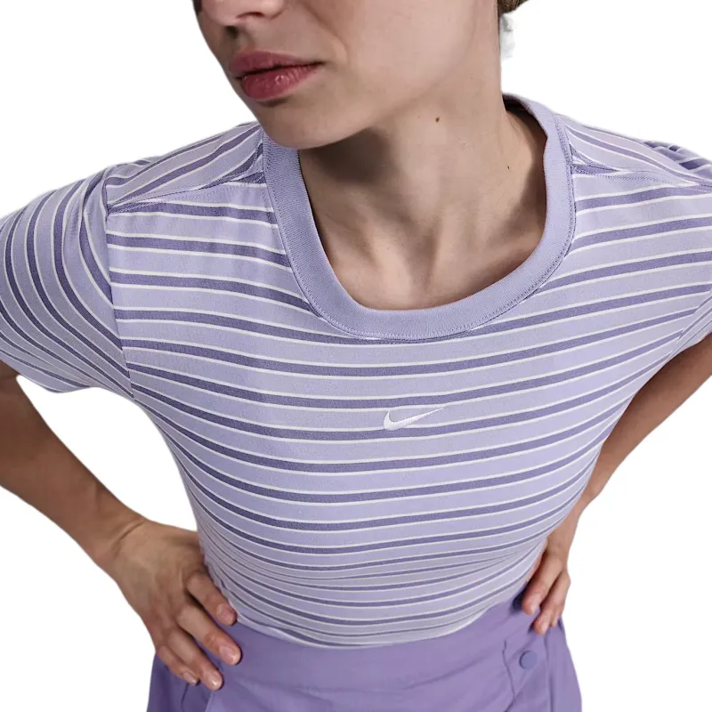 Nike Sportswear Chill Knit Women's Slim Striped T Shirt-2