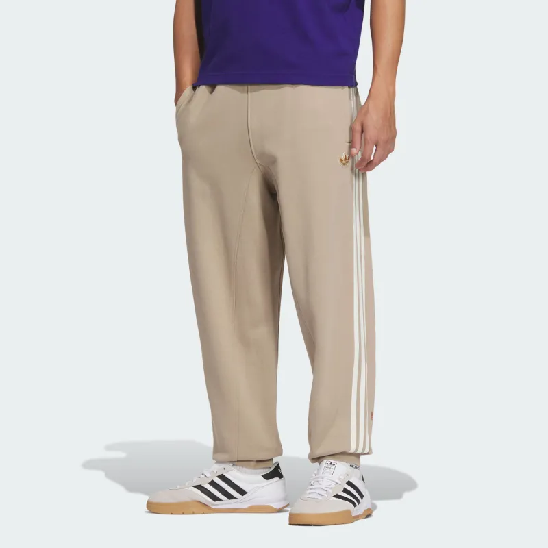 Adidas Originals Knitted Sports Pants Men's Shadow Khaki Brown-3
