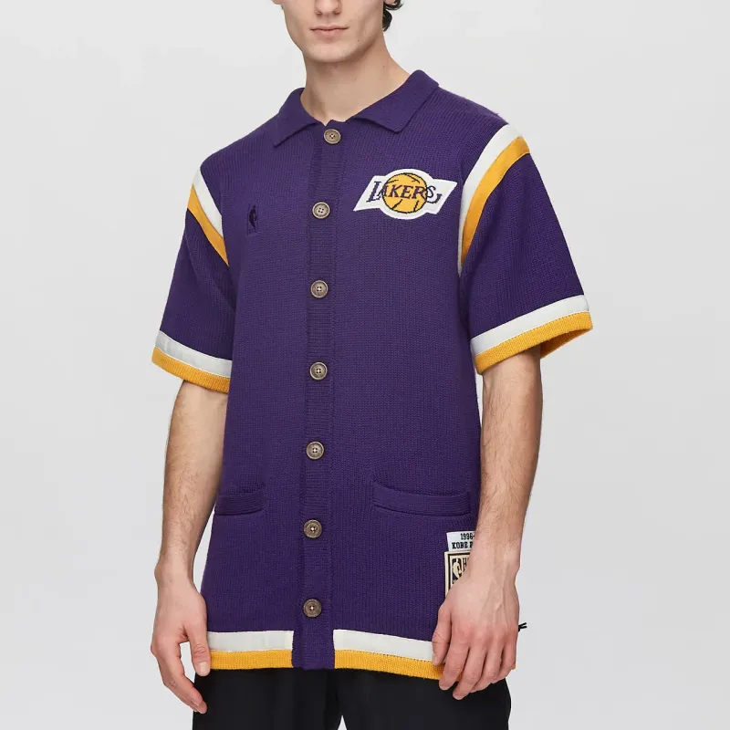 Clot X Mitchell & Ness Lakers Shooting Shirt-2