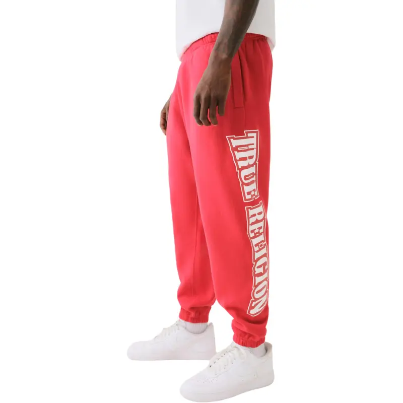 TRUE RELIGION Knitted Sweatpants Men's Red-1