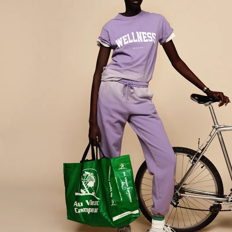 SPORTY & RICH Wellness Ivy T Shirt Dip Dye-2