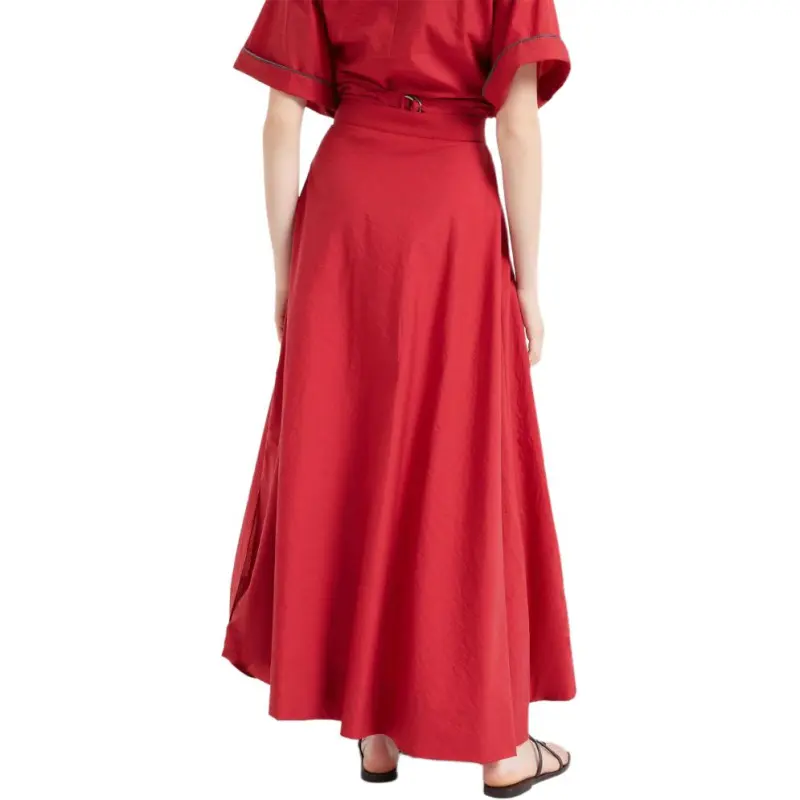 Brunello Cucinelli Draped Bubble Hem Skirt-3