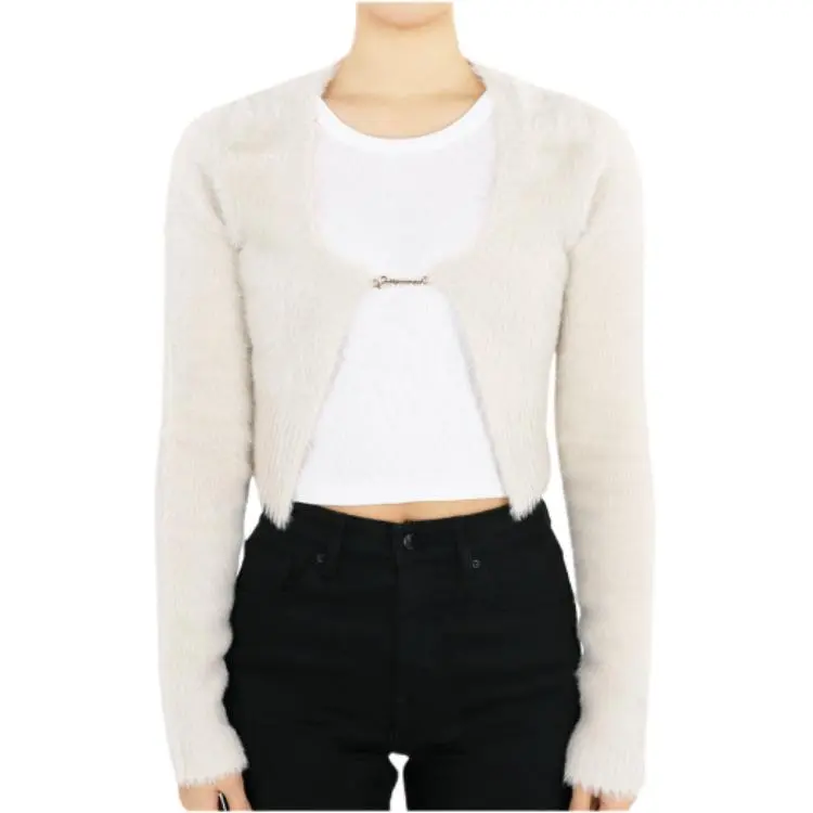 Jacquemus La Maille Neve Manches Longues Top Off White-2