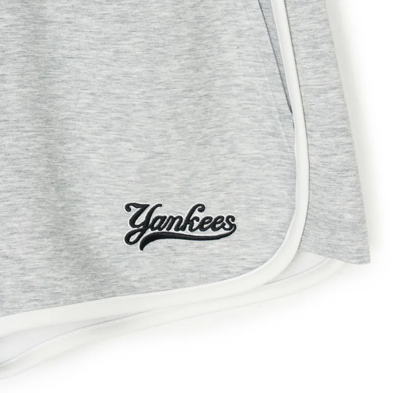 MLB Casual Shorts Women's Heather Gray-4