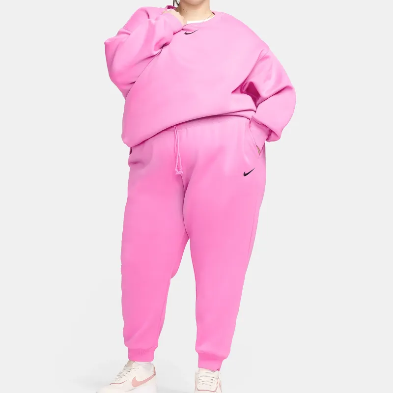 Nike Sportswear Phoenix Fleece Knitted Sports Pants Women's Pink-2