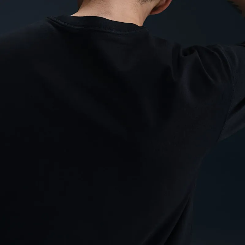 Nike T Shirts Men Black/White-3