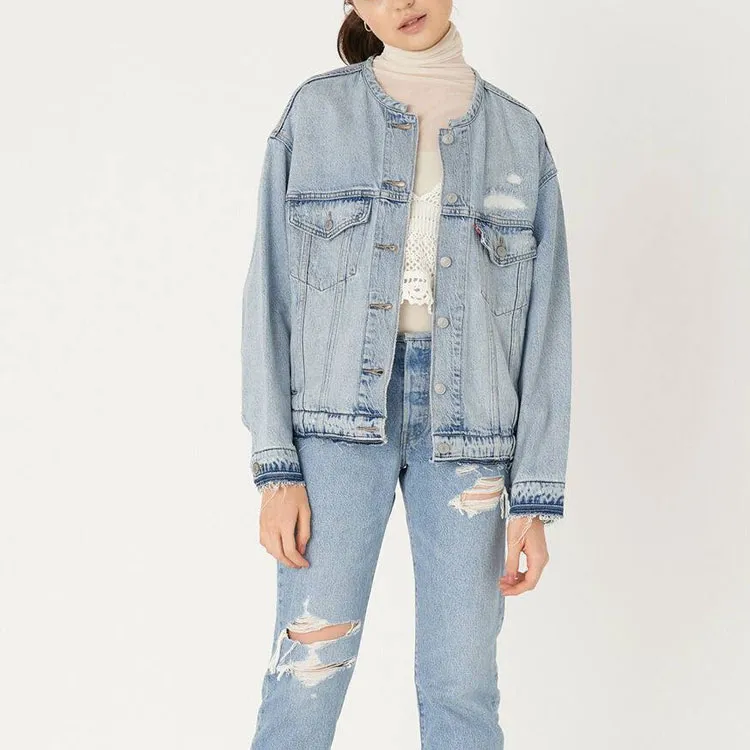 Levis Denim Jackets Women's Indigo-3