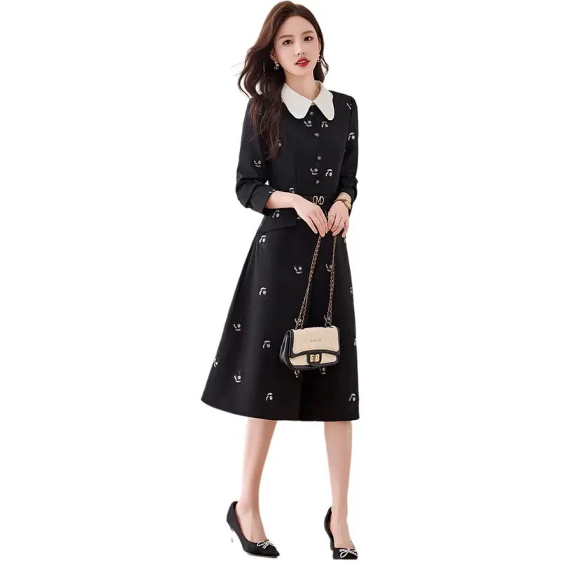 Fele.d Long Sleeved Dress Women's-1