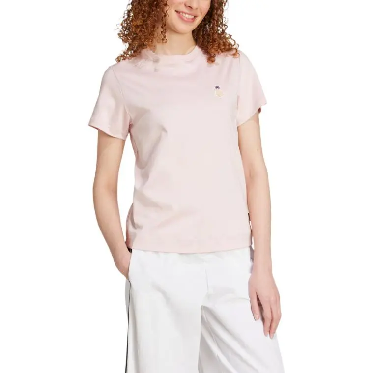 Adidas SS25 T Shirt Women's Light Pink-2