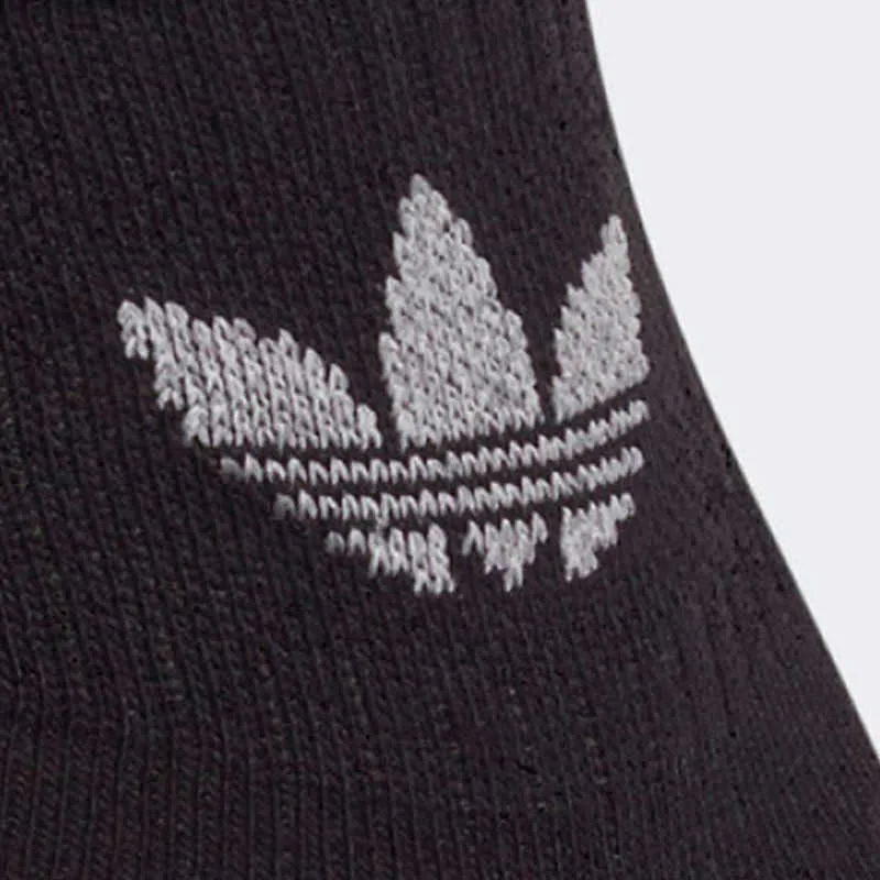 Adidas Originals Clover Series Mid Calf Socks Unisex 2 Pack Black-1