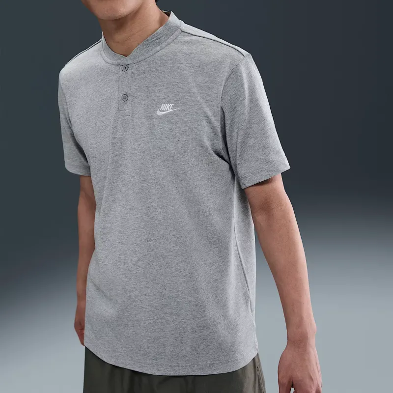 Nike Club T Shirt Men's Toned Dark Gray/Light Smoke Gray/White-2