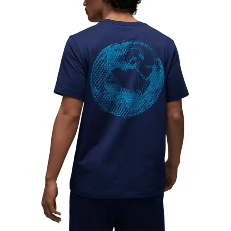 Jordan T Shirt Men's Marine Blue-2