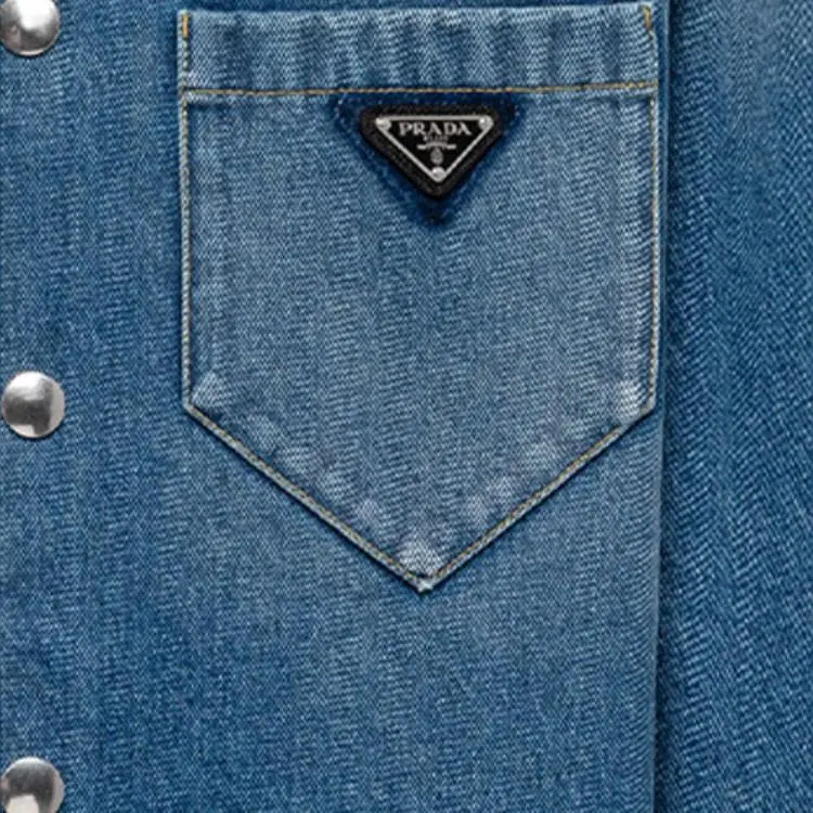 PRADA Shirts Men Blue-4