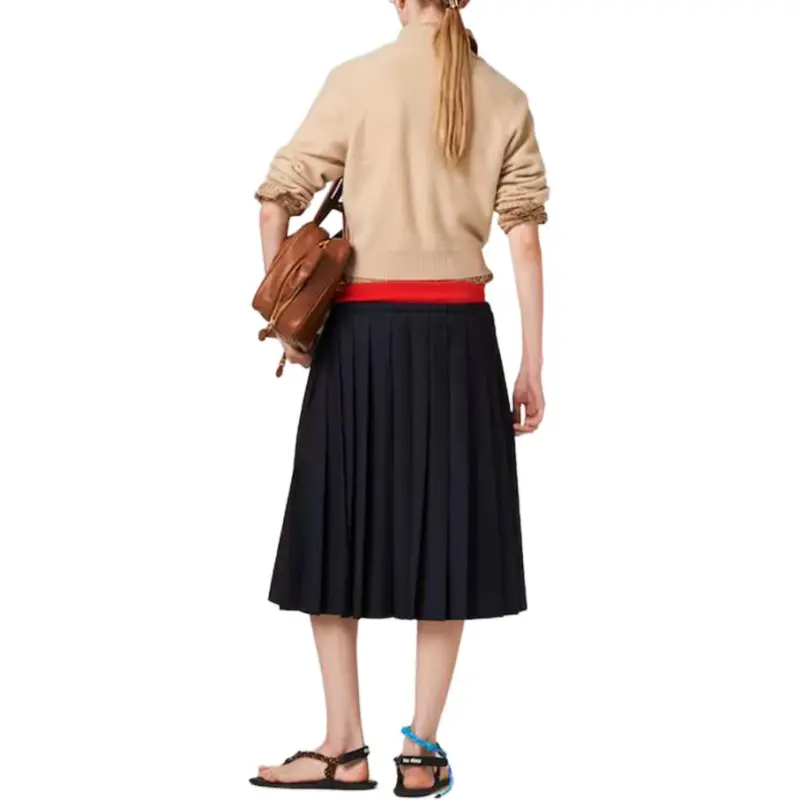 MIU MIU FW24 Knitwear Women's Khaki-2