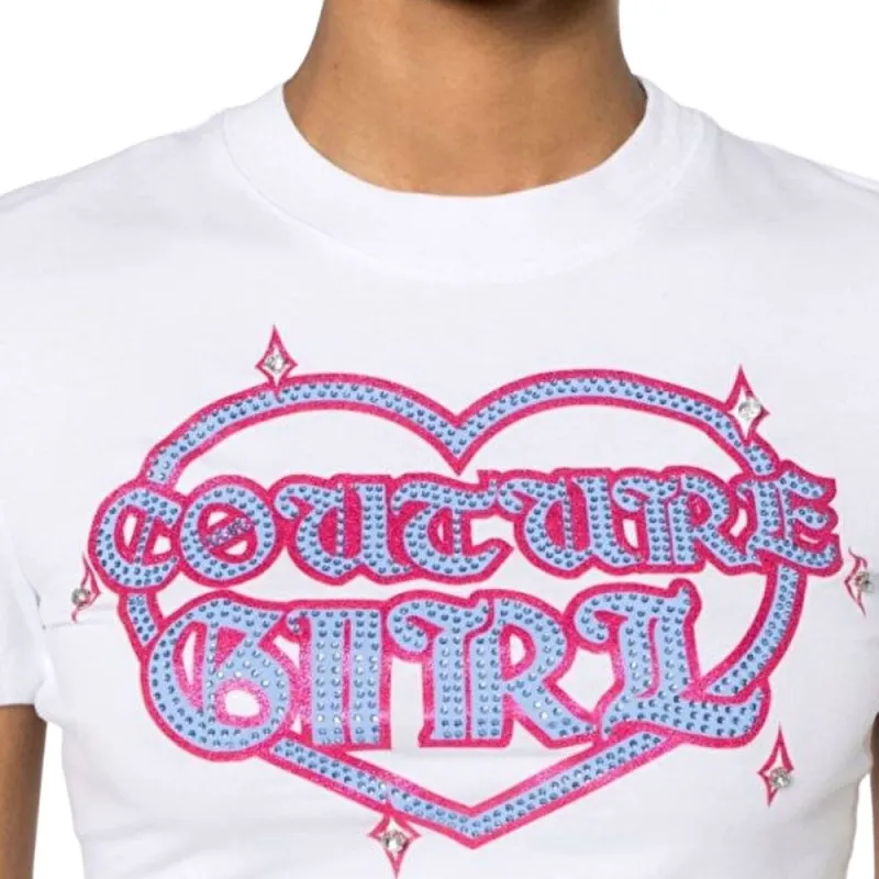 VERSACE JEANS COUTURE T Shirt Women's White-3