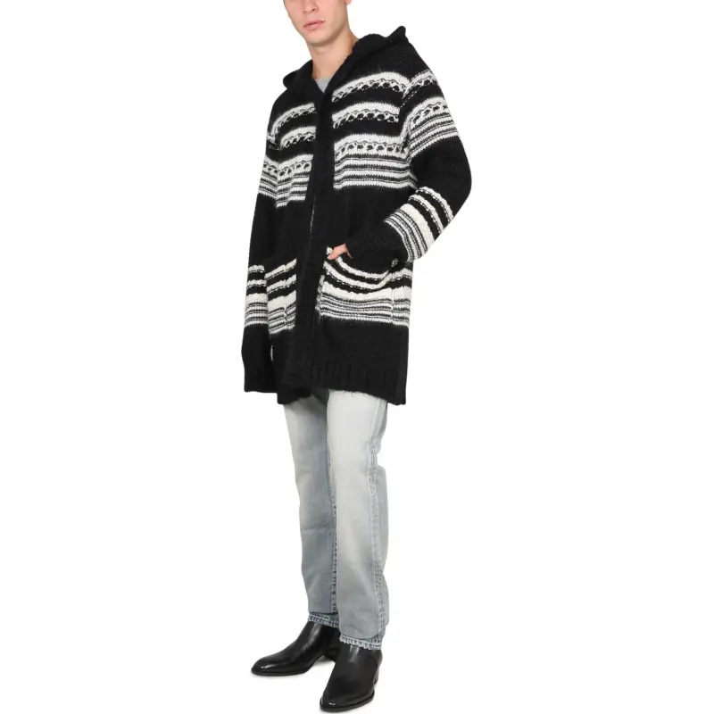 SAINT LAURENT FW22 Sweater Men's Black-2