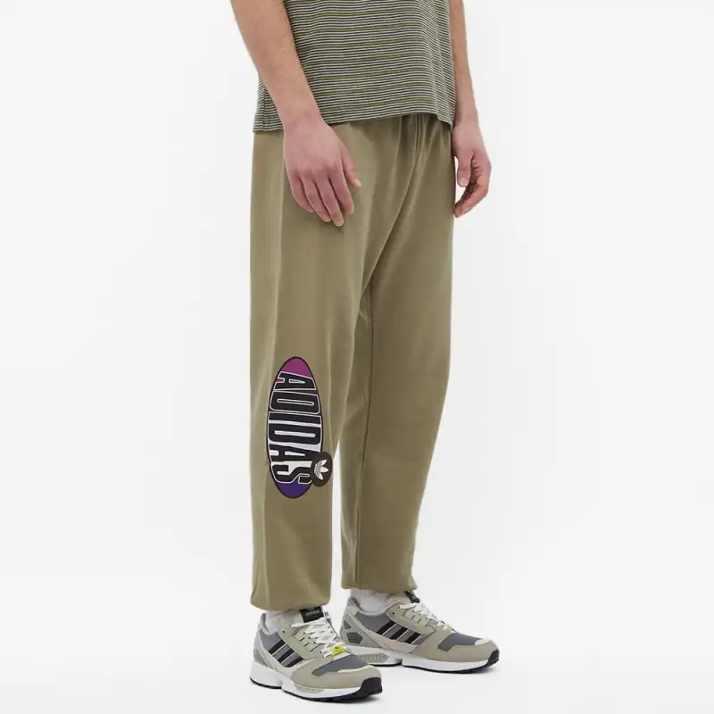 Adidas Originals Trf A33 Knitted Sports Pants Men's Army Green-3