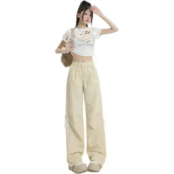 ZAZN Casual Pants Women's Yellow